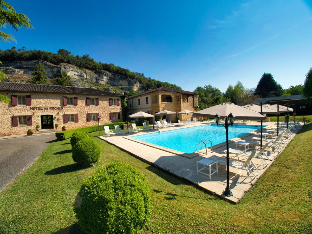 Hôtel des Roches - Climatisation Les Eyzies Exterior foto
